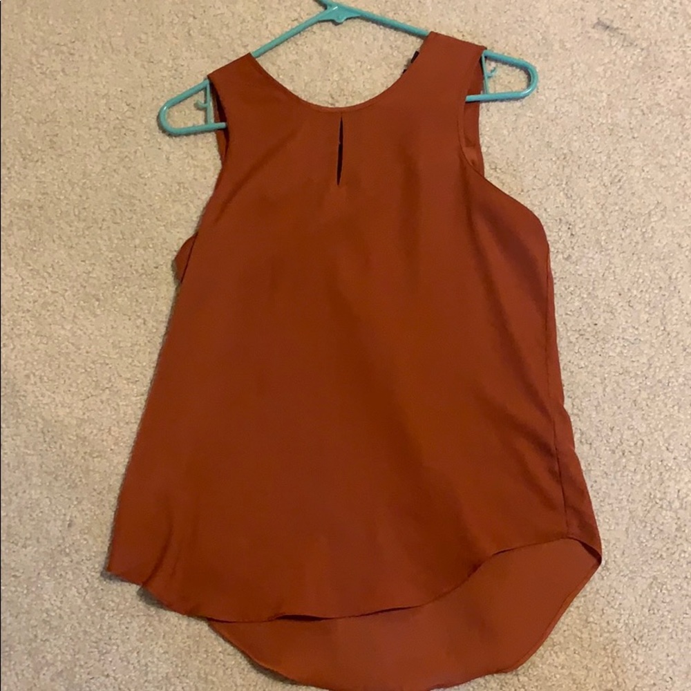 Burnt orange tank top